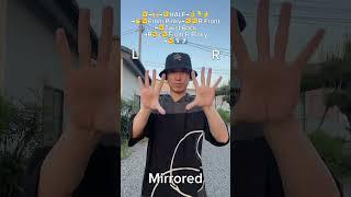 Minghao Part Mirrored Tutorial!SevenTeen"Maestro"Dance ダンス反転ミラー #shorts