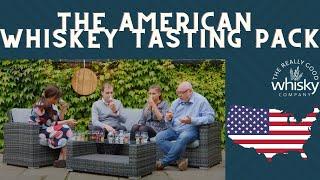 The American Whiskey Tasting Pack with the Really Good Whisky Company -  3 Whiskies to Taste