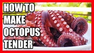 HOW TO MAKE OCTOPUS TENDER | OCTOPUS RECIPE