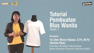 Tutorial Membuat Blus Wanita Dewasa ( Bagian 1 )