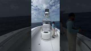 Offshore Seakeeper demo with a SK3 on a 44’ Contender.  Focus on the tower.  Amazing difference!