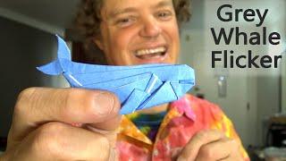 Origami Grey Whale Flicker