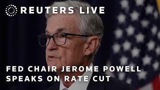 LIVE: Chair Jerome Powell speaks after Fed cuts rates, notes labor market easing, solid economic …