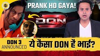 Ranveer Replaces Shah Rukh Khan as DON | Ranveer Singh | Shah Rukh Khan | RJ Raunk | Screenwala