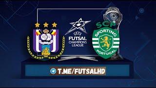 Anderlecht - Sporting #futsal UEFA Futsal Champions League elite round 26.11.2024