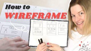 How to create a wireframe UX design | CRAZY 8s | Wireframing basics | How to start wireframing Figma