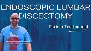 Endoscopic Lumbar Discectomy at Atlantic Spine Center - Eddie's Testimonial