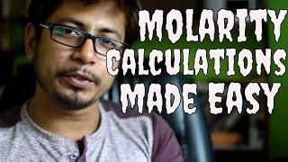 Molarity calculation formula and example | How to solve molarity problems?