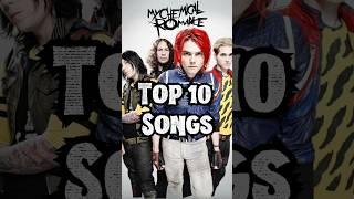 TOP 10 MY CHEMICAL ROMANCE SONGS #mcr #mychemicalromance #gerardway #2000s #emo #music #youtubeshort