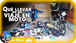 Qué llevar en un viaje en moto (y qué no) [EQUIPAJE PARA VIAJAR EN MOTO]