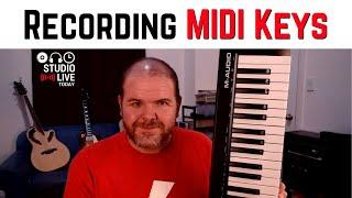 How to connect and record a MIDI KEYBOARD in GarageBand | iPad/iPhone