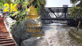 [2K] Walking Wat Saket(Golden Mountain), Phra Ubosot, and Khlong(canal) Saen Saep / Bangkok