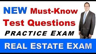 Must-Know NEW Test Questions on the REAL ESTATE EXAM 2023 -How to PASS the Real Estate Test #realtor
