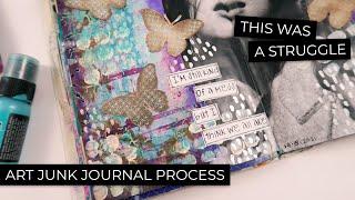 Junk Art Journal Process Video | Fixing A Mess