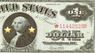 $1 Legal Tender Star ⭐️ Note - Sawbuck 1917