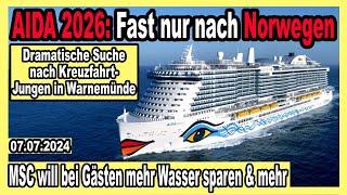 AIDA 2026: Viel Nordeuropa & wenig Mittelmeer️  Neue Mein Schiff Kabinen - Kreuzfahrt Gast vermisst