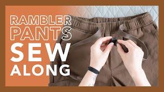 Rambler Pants Sew Along Tutorial | Friday Pattern Company