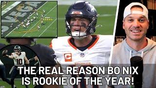 The REAL REASON Bo Nix Is Offensive Rookie Of The Year! | Week 12 Film Analysis vs Las Vegas Raiders