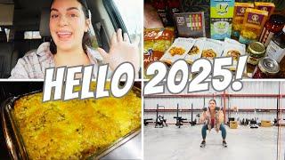 HAPPY 2025! BEGINNING OF THE YEAR RESET! EASY BREAKFAST CASSEROLE | GROCERY HAUL, COOK/CLEAN WITH ME