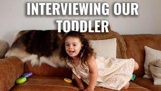 We interview our toddler (her answers are hilarious lol) | The HOLLINS PORTER Family
