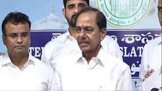 LIVE: Leader of the Opposition, Sri KCR, is speaking at the assembly media point.