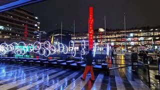 AMAZING NOBEL WEEK LIGHTS STOCKHOLM. DECEMBER 2023.