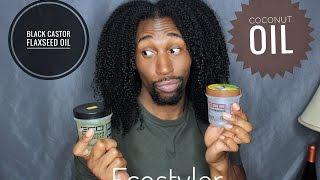 Coconut Oil Ecostyler vs Black Castor Flaxseed Oil Ecostyler Wash n Go!