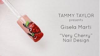 Very Cherry Nail Art Design by Gisela Marti