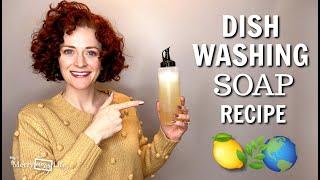 DIY Natural Dishwashing Soap Recipe Demo - Nontoxic, Safe, Chemical-Free (Liquid Dish Soap)