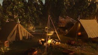 River Campsite - Relaxing Nature Sounds | 2 Hours 
