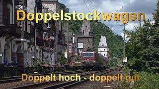 Doppelstockwagen -- doppelt hoch - doppelt gut.