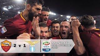 Roma vs Lazio 2-1 Serie A | All Goals & Extended Highlights 19-11-2017