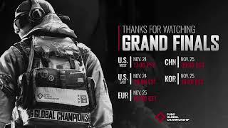 [ENG] PUBG Global Championship - Finals Day 1