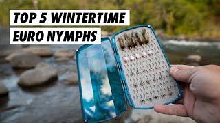 My Top 5 Euro Nymph Patterns For Winter Fly Fishing // Best winter Euro Nymphing flies