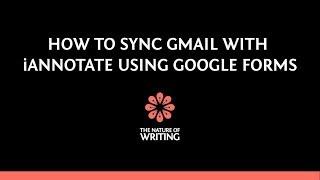 How to Sync Gmail with iAnnotate using Google Forms to Request Files