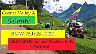 Cocura Valley & Salento - BMW 750 GS 2021 - First Ride on ANAKEE WILD 50/50 Tires