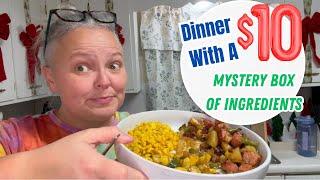 $10 Worth Of Mystery Ingredients Makes Dinner || Cheap Family Meals