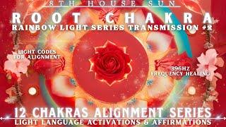 Root Chakra Light Language Activation |12 Chakras Rainbow Light Series Alignment #2