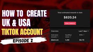 How To Create Tiktok Monetization UK & USA Account From Pakistan 2024-  "Mastering TikTok: Episode 2