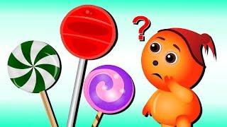 #Crazy Gummy bear baby #eating candy lollipop#jojolollipop finger family#Crazybirdstv