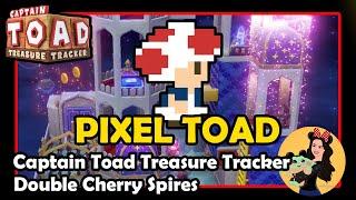 DOUBLE CHERRY SPIRES PIXEL TOAD (Ep 2 Stage 15) - Captain Toad Treasure Tracker