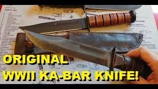 THE MOST FAMOUS KNIFE IN THE WORLD ORIGINAL WW2 KA-BAR 