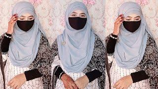 Full Coverage Layer Hijab  Tutorial 2025 | Easy School Hijab Style | Scarf Styles For Girls |