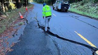 Video, images show damage from 7.0 earthquake off Northern California