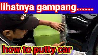 how to putty a car @tigno body