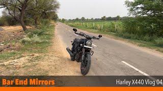 Best Bar End Mirrors for Harley Davidson X440 | Vlog 04 #harleydavidson #harleydavidsonx440