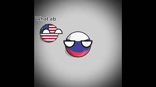 If USA and Russia became friends #countries #viral #shorts #youtube #country #countryballs