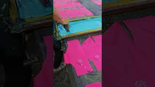 ‌Manual screen printing skills