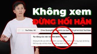 Mình Bị Youtube XÓA KÊNH Vì Điều Này - NGUY HIỂM, nhất định phải biết