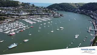 Dartmouth by air! A stunning viewpoint of this amazing Devon town. Trains, Boats and Ferries!